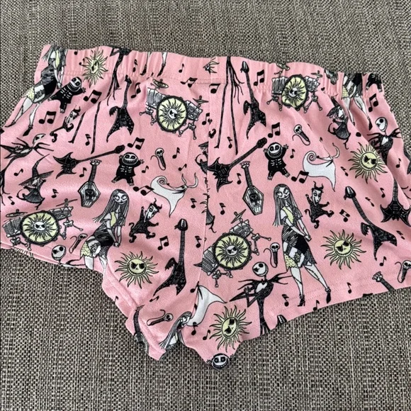 Disney Pink Nightmare Before Christmas Pajama Shorts - Picture 5 of 5